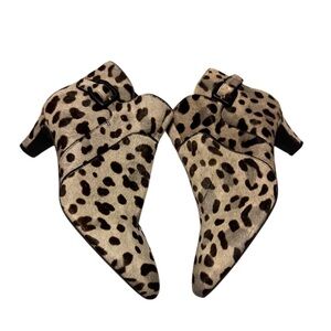 Cole Haan Size 7.5 Animal Print Booties Boots - EUC